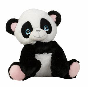 Merkloos Panda beer knuffel van zachte pluche - speelgoed dieren - 30 cm -