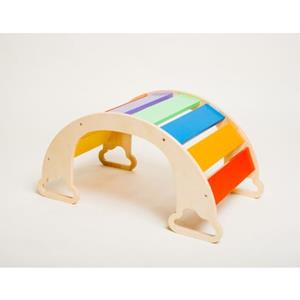 Family-SCL Schommelwip Rainbow natuur/regenboog