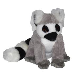 Pluche knuffel Ringstaart maki aap van 13 cm -