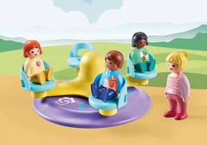 Playmobil Konstruktions-Spielset "Zahlenkarussell (71324), Playmobil 1-2-3", (5 St.), Made in Europe