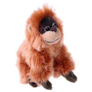 Merkloos Pluche knuffel Orang Oetan 13 cm -