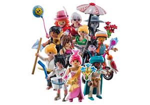 Playmobil figuren roze (Serie 24)