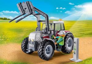 playmobil Grote e-tractor met laadpaal