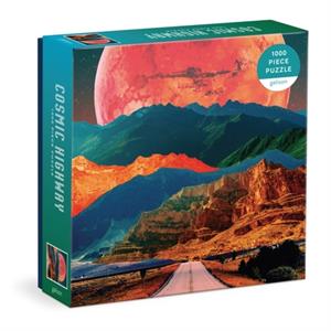 Cosmic Highway 1000 Piece Puzzle In A Square Box