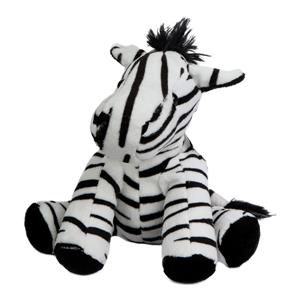 Pluche knuffel zebra 19 cm -