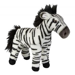 Pluche zwart/witte zebra knuffel 28 cm speelgoed -