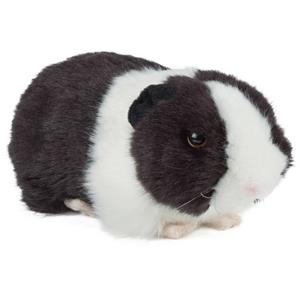 Pluche zwarte cavia knuffel 20 cm speelgoed met geluid -