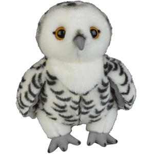 Ravensden Pluche knuffel dieren Sneeuwuil vogel van 28 cm -