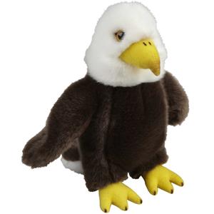 Ravensden Pluche knuffel dieren Amerikaanse Zeearend roofvogel van 18 cm -