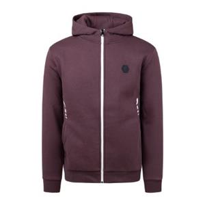 Sportus.nl Cruyff - Forth Hooded Trainingsjack - Donkerrood