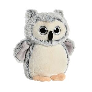 Items Uil vogel grijs knuffeldier van zachte pluche - 20 cm - grijs -