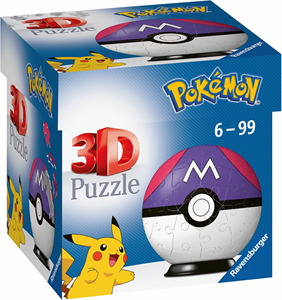 Ravensburger 3D Puzzel - Pokemon Masterball (54 stukjes)
