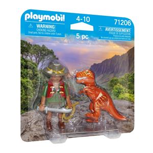 PLAYMOBIL 71206 Abenteurer mit T-Rex