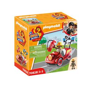 Playset Playmobil Duck On Call 70828 Auto Feuerwehrmann Mini (23 Pcs)