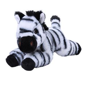 Pluche knuffel dieren Eco-kins zebra van 25 cm -