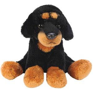 Suki Gifts Pluche knuffel dieren Rottweiler hond 13 cm -