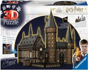 Ravensburger Hogwarts the great Hall Night Edition 3D Puzzel (540 stukjes)