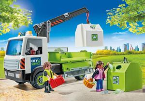 PLAYMOBIL 71431 Altglas-LKW mit Container