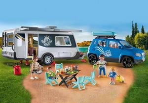 PLAYMOBIL 71423 Wohnwagen mit Auto