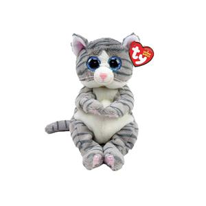 Ty Mitzi Katze Grau-Beanie-Reg mehrfarbig Gr. 15