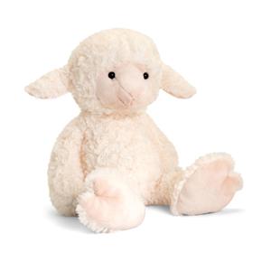 Keel Toys Pluche knuffel dier schaap/lammetje 18 cm -