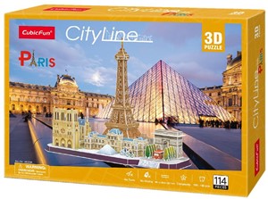 CubicFun City Line - Parijs 3D Puzzel