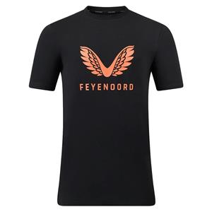 Feyenoord Travel T-Shirt 2023-2024 Kids Zwart