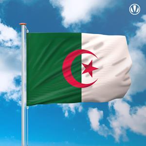 vlag Algerije 150x225cm - Spunpoly