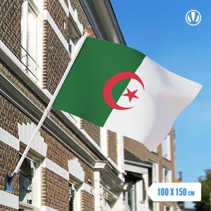 vlag Algerije 100x150cm Spunpoly