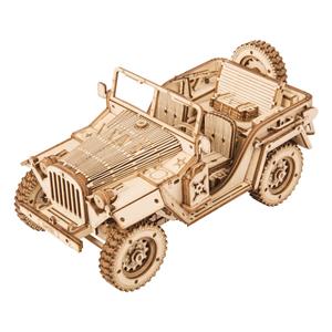 Robotime Bouwpakket Army Field Car, MC701