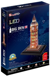 CubicFun 3D Puzzel - Empire State Building LED (38 stukjes)