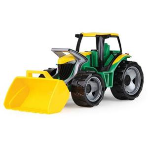 Simm LENA 02057EC - Giga Trucks, Traktor mit Frontlader, grün/gelb, L/B/H 62x27x31cm