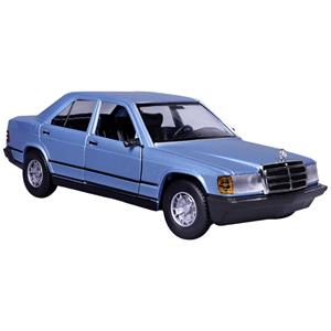 Bburago Mercedes 190E 1987, blau 1:24 Modellauto