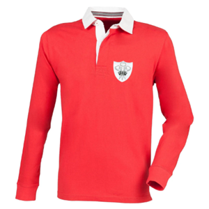 Sportus.nl Rugby Vintage - Wales Retro Rugby Shirt 1970's - Rood