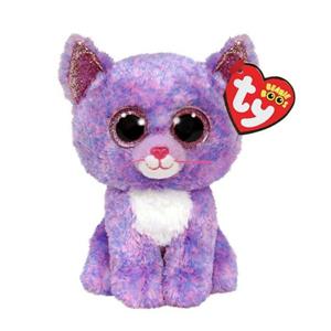 TY Beanie Boo Cassidy lavender cat 15cm