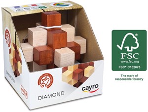 Cayro Diamond 10x10 Houten Puzzel