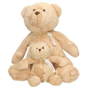 Happy Horse 2x Pluche mama en kind Buster knuffelberen 40/23 cm knuffels -