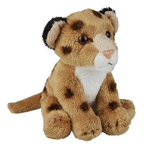 Pluche knuffel dieren Luipaard 15 cm -
