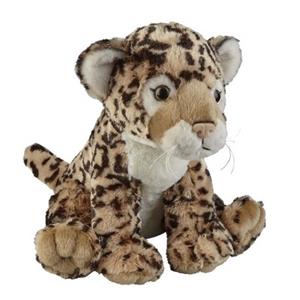 Pluche bruine jaguar/luipaard knuffel 30 cm speelgoed -