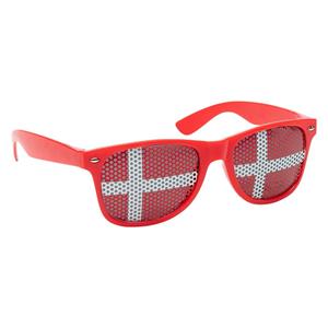 Merchandise Denemarken Zonnebril - Rood/Wit