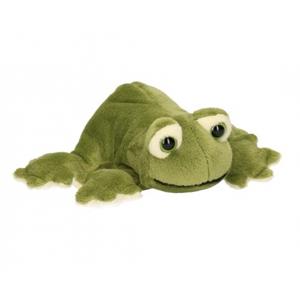 Pluche knuffel kikker 13 cm -