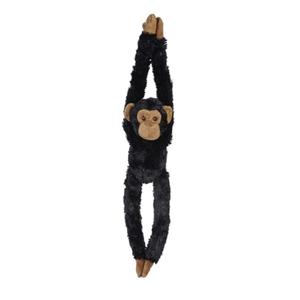 Ravensden Pluche hangende zwarte chimpansee aap/apen knuffel 65 cm -