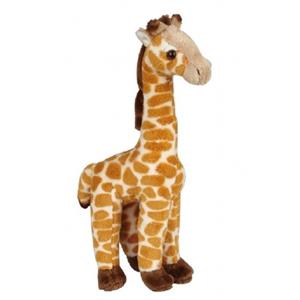 Pluche gevlekte giraffe knuffel 23 cm speelgoed -