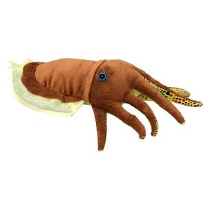 Pluche bruine octopus/inktvis knuffel 25 cm speelgoed -