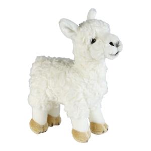 Ravensden Pluche witte lama/alpaca knuffel 32 cm -