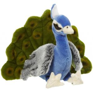 Nature Planet Pluche pauw knuffel 24 cm -