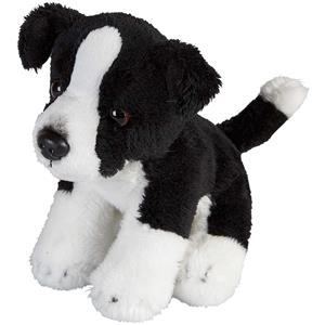 Pluche knuffel dieren Border Collie hond van 15 cm -