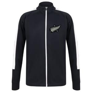 Sportus.nl Rugby Vintage - Nieuw-Zeeland All Blacks Trainingsjack - Zwart/ Wit