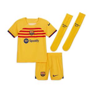 Nike Barcelona 4e Shirt Senyera 2023/24 Mini-Kit Kids
