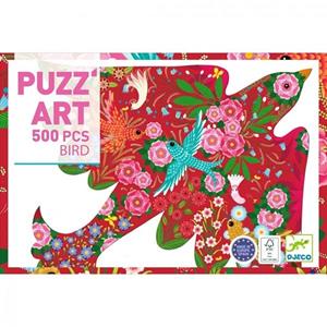 Djeco puzzel art vogel 500 stukjes